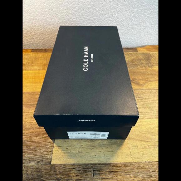 Cole Haan Orig Grand Plain Toe Mens Size 13 Ironstone Gray & Pacific Blue-C29239 - Picture 2 of 6